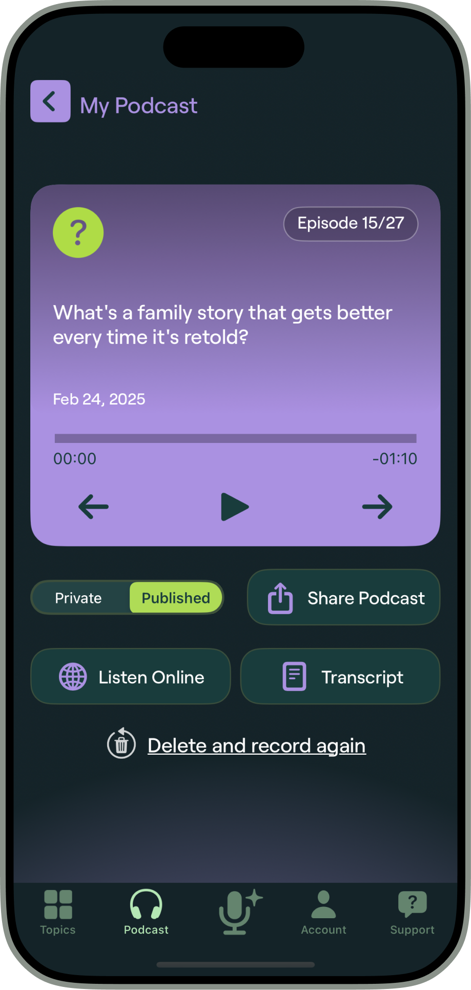 Linda episode screen